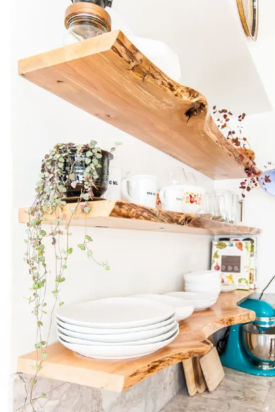 Floating Shelves - White Oak