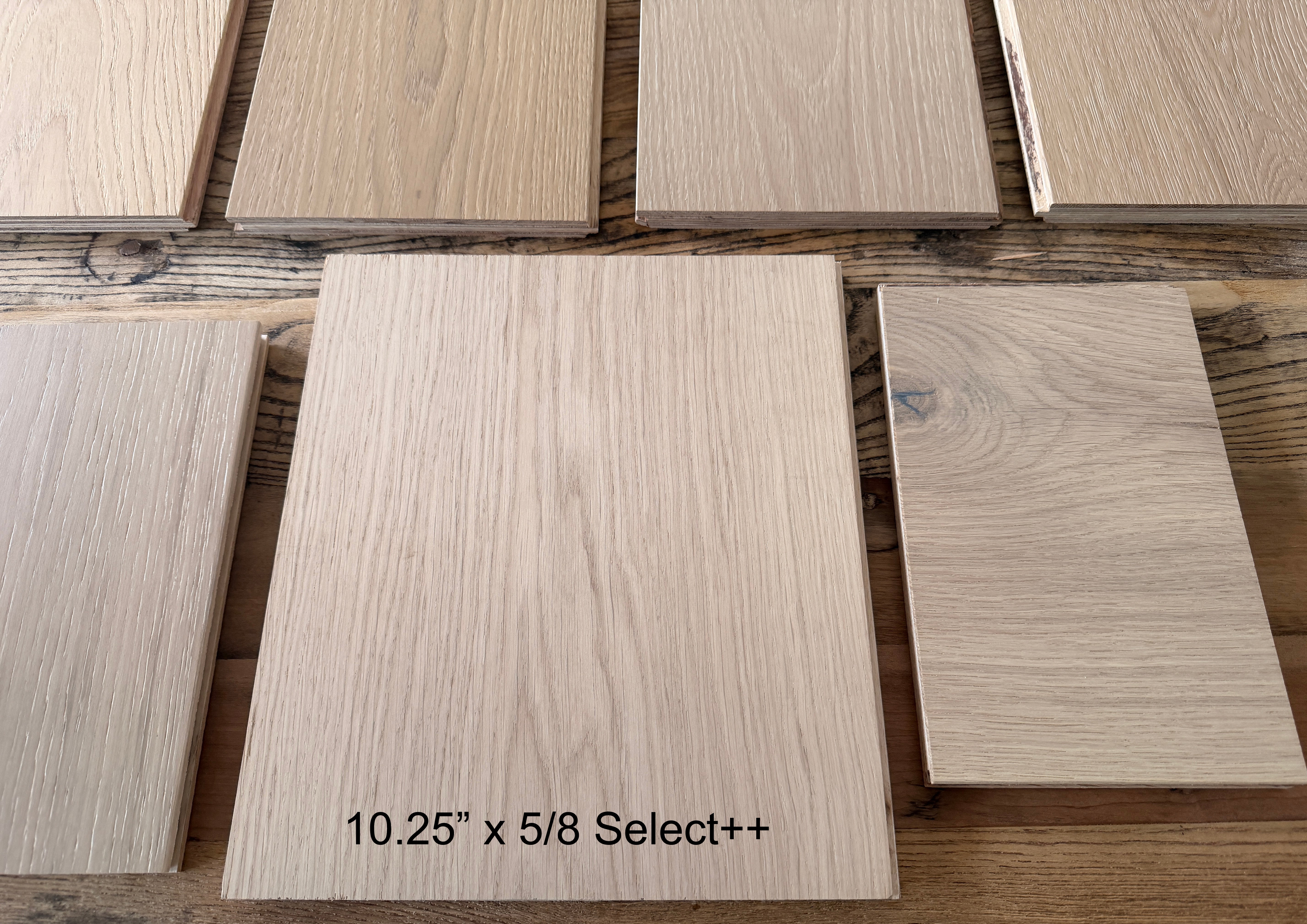 10.25 x 5/8 - Engineered French Oak Flooring - Select - Unfinished