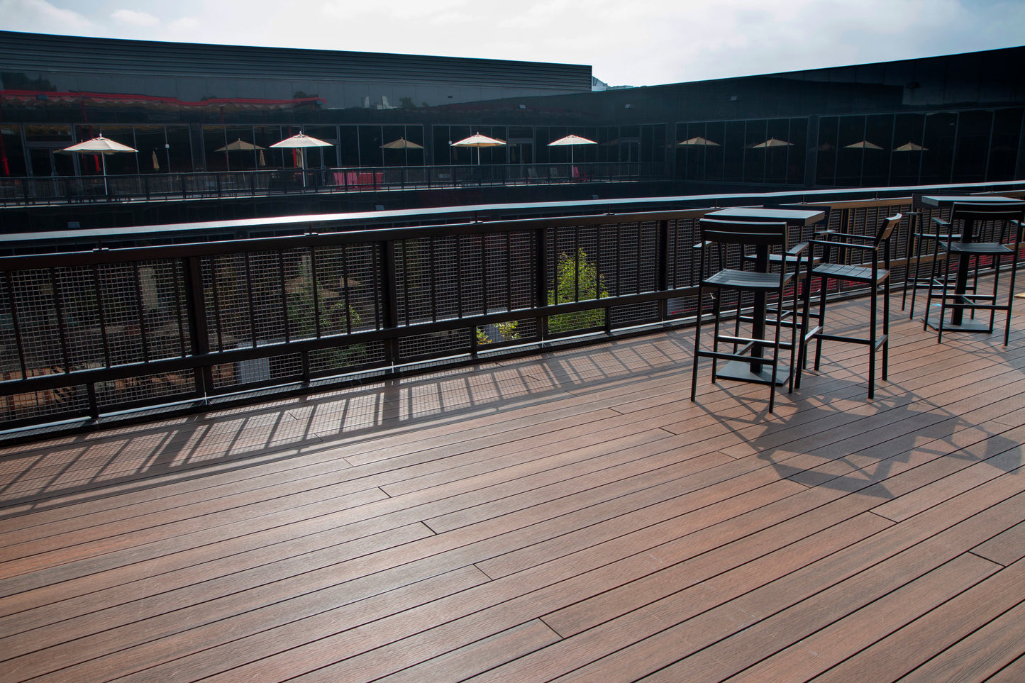 12 ft Denali Decking - Square Edge - Dark Brown