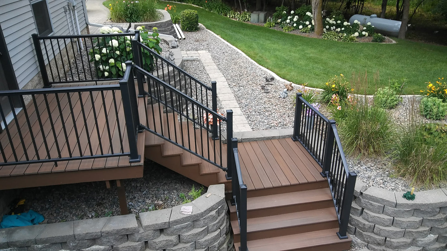 12 ft Denali Decking - Square Edge - Dark Brown