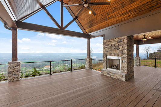 12 ft Denali Decking - Square Edge - Dark Brown