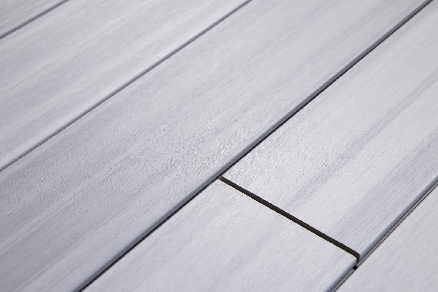 12 ft Glacier Decking - Square Edge - Light Gray