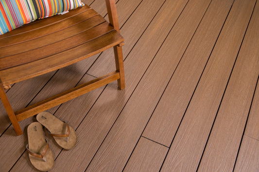 12 ft Sedona Decking - Square Edge - Saddle Brown