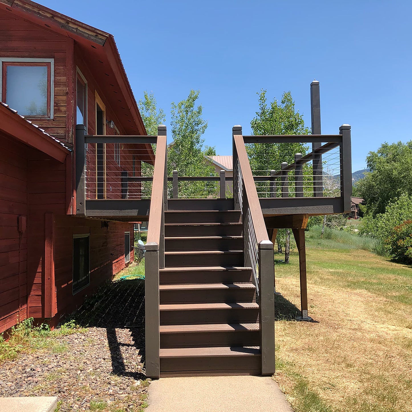 12 ft Sedona Decking - Square Edge - Saddle Brown