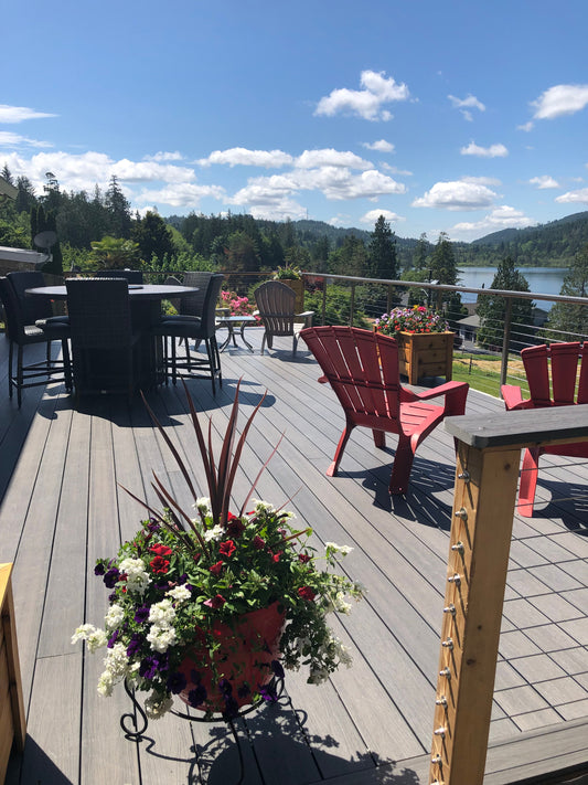 12 ft Yosemite Decking - Square Edge - Dark Gray
