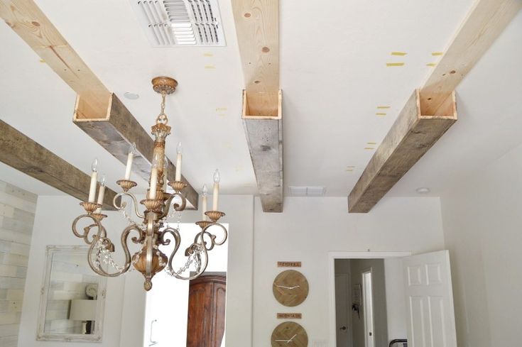 Faux Ceiling Beams - White Oak