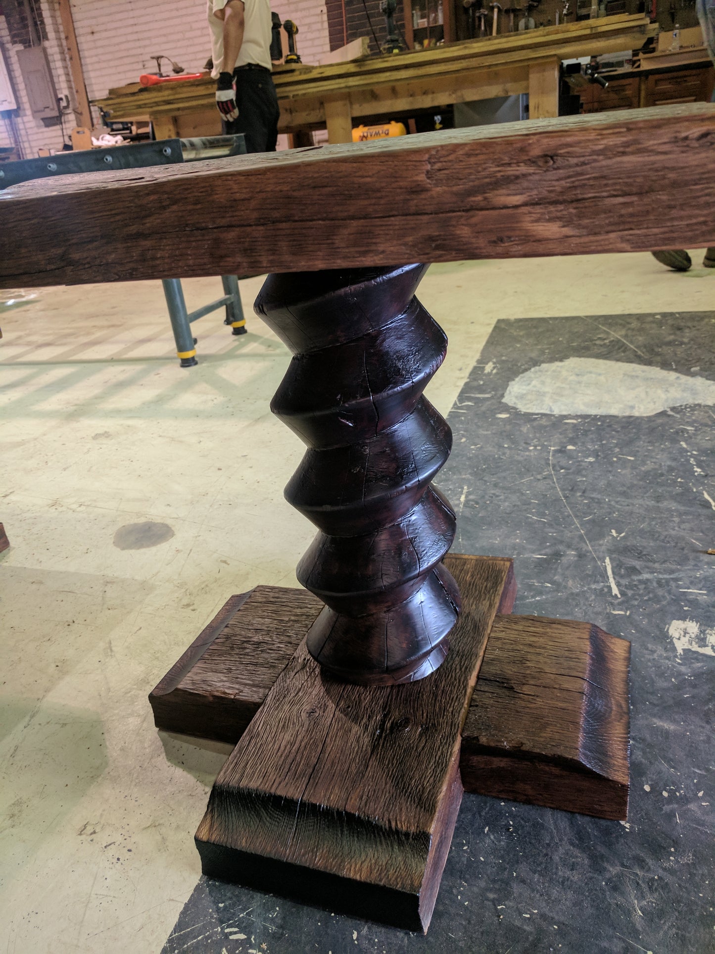 Wine Press Screws - Hand Carved - 17th Century