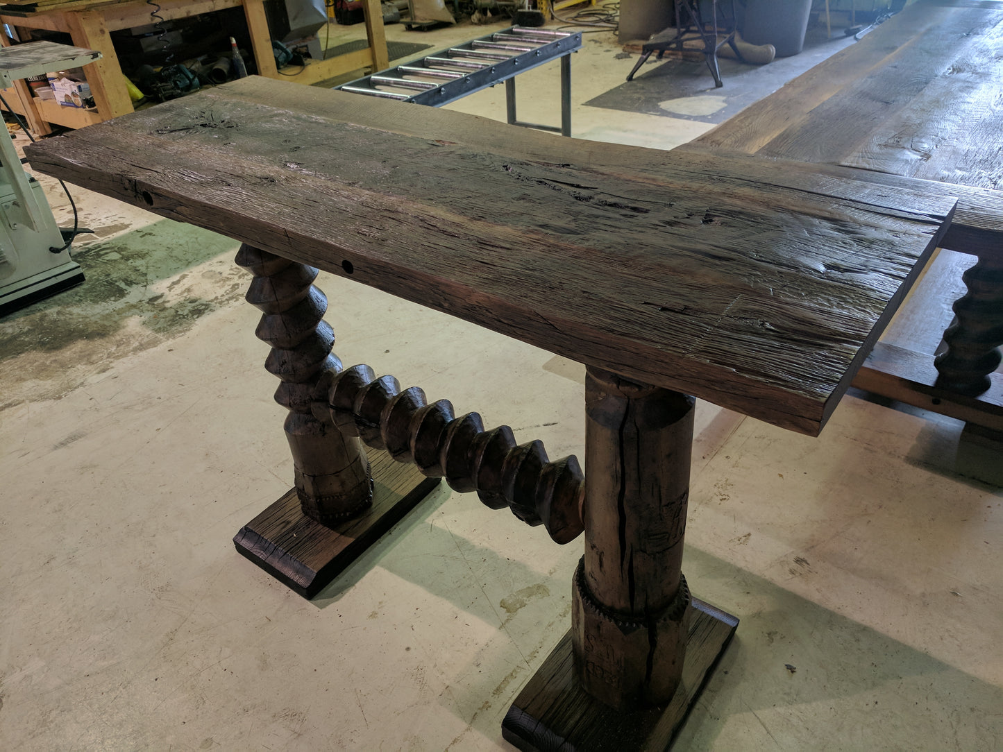 Wine Press Screws - Hand Carved - 17th Century
