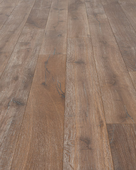 AMIATA - Rustic Dark Oak - Engineered Flooring - 7.44 in. wide plank