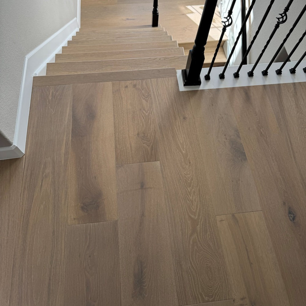 Atlanta White Oak Flooring - 10ft length x 8 inch wide x 3/4 thickness