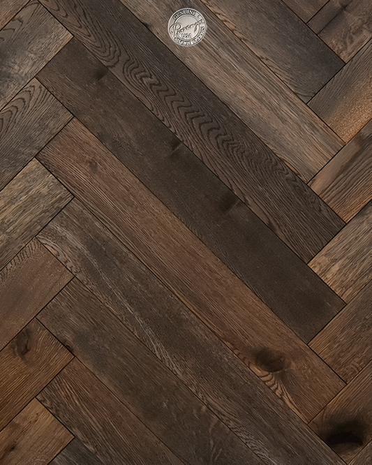 AUTUMN WHEAT - Herringbone White Oak - Engineered Flooring