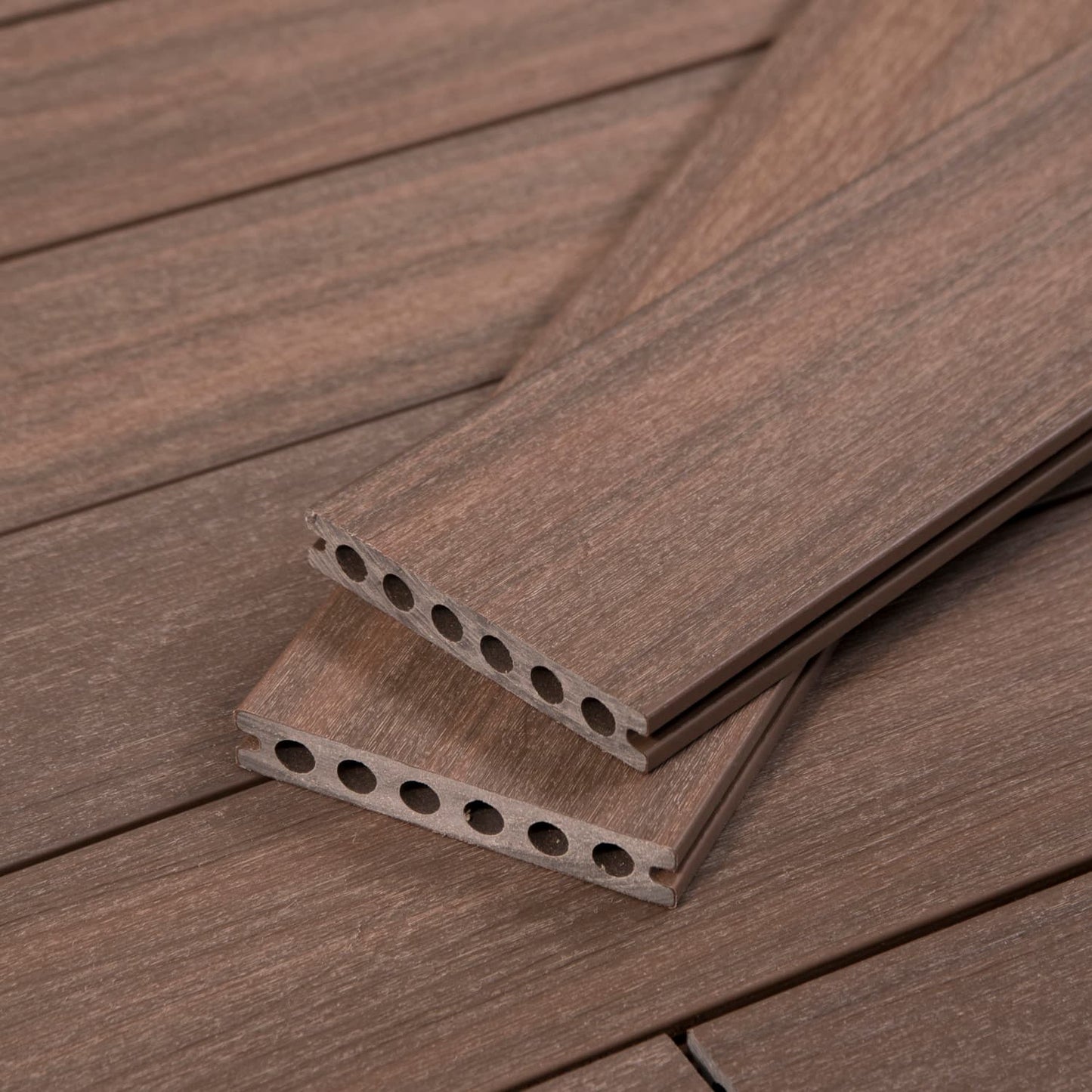 12 ft Denali Decking - Grooved - Dark Brown
