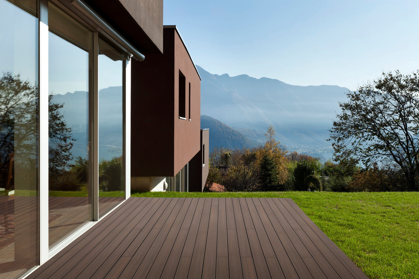 12 ft Denali Decking - Grooved - Dark Brown
