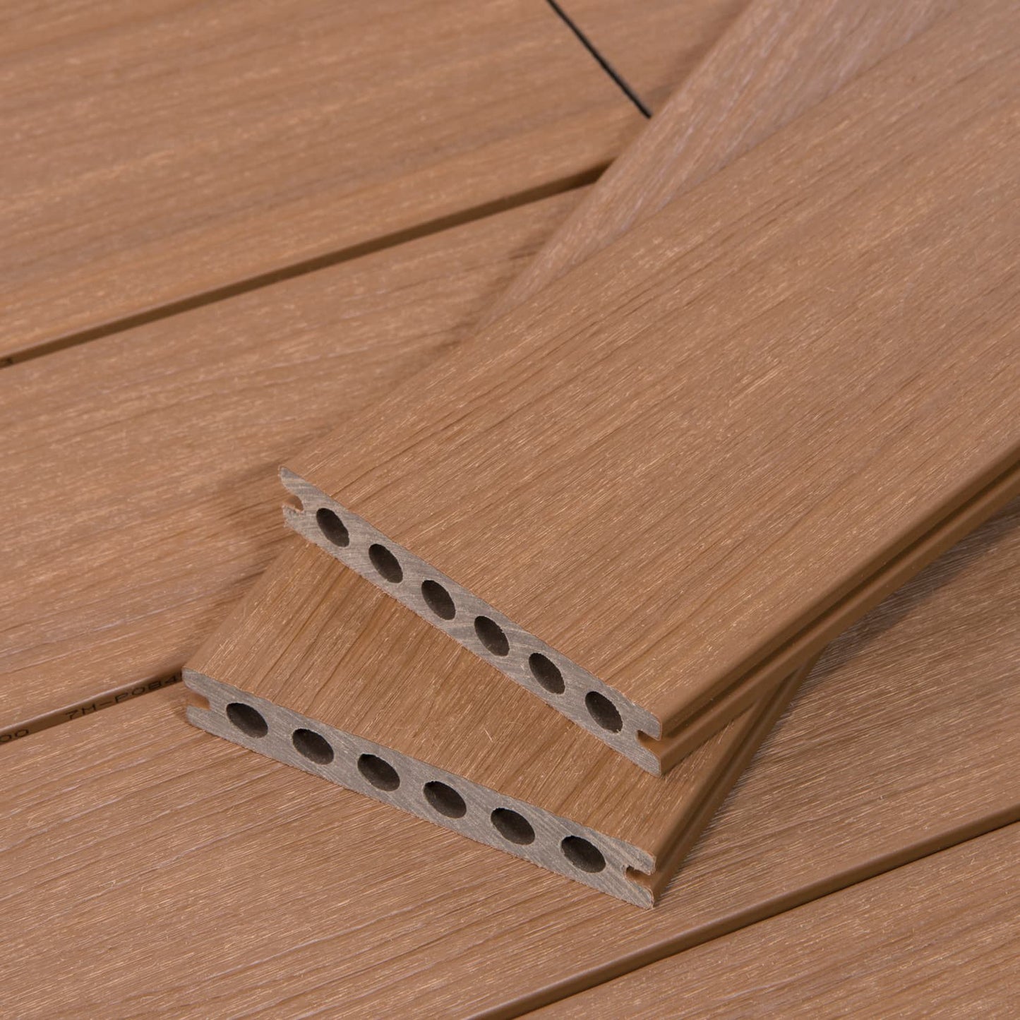 12 ft Sedona Decking - Grooved - Saddle Brown