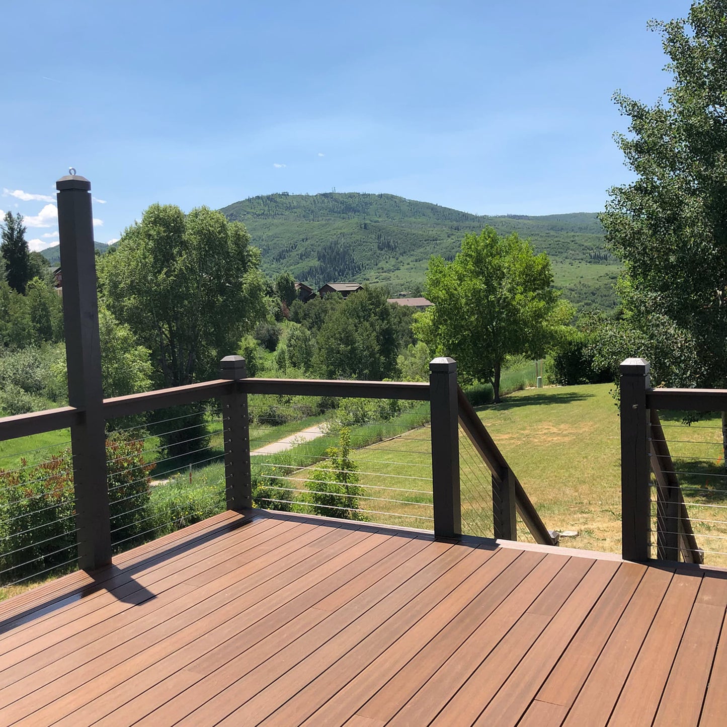 12 ft Sedona Decking - Grooved - Saddle Brown