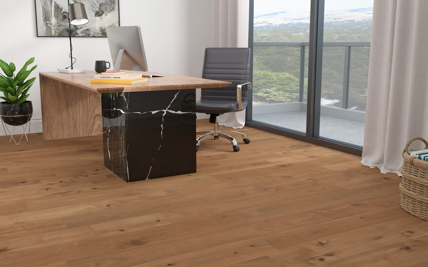 Cured Hickory - Engineered Flooring - 7.5 in.
