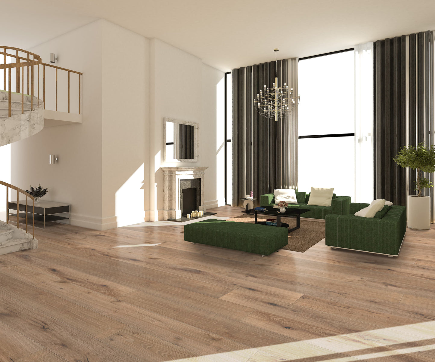 Carmel Valley - European Oak - Engineered Flooring - 9.5 in.