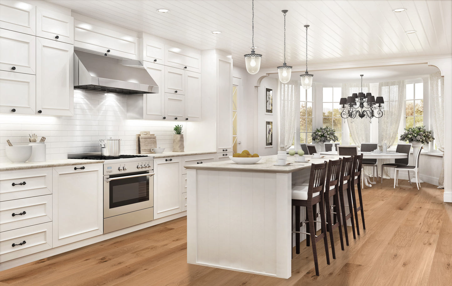 Daybreak Oak - European Oak - Engineered Flooring - 9.5 in.