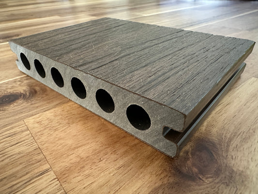 12 ft Denali Decking - Grooved - Dark Brown