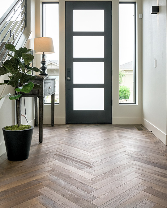 DOVETAIL - Herringbone White Oak - Engineered Flooring