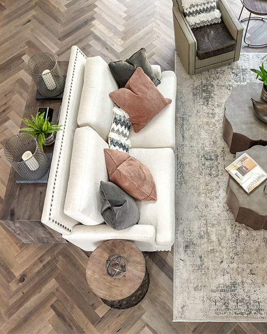 DOVETAIL - Herringbone White Oak - Engineered Flooring
