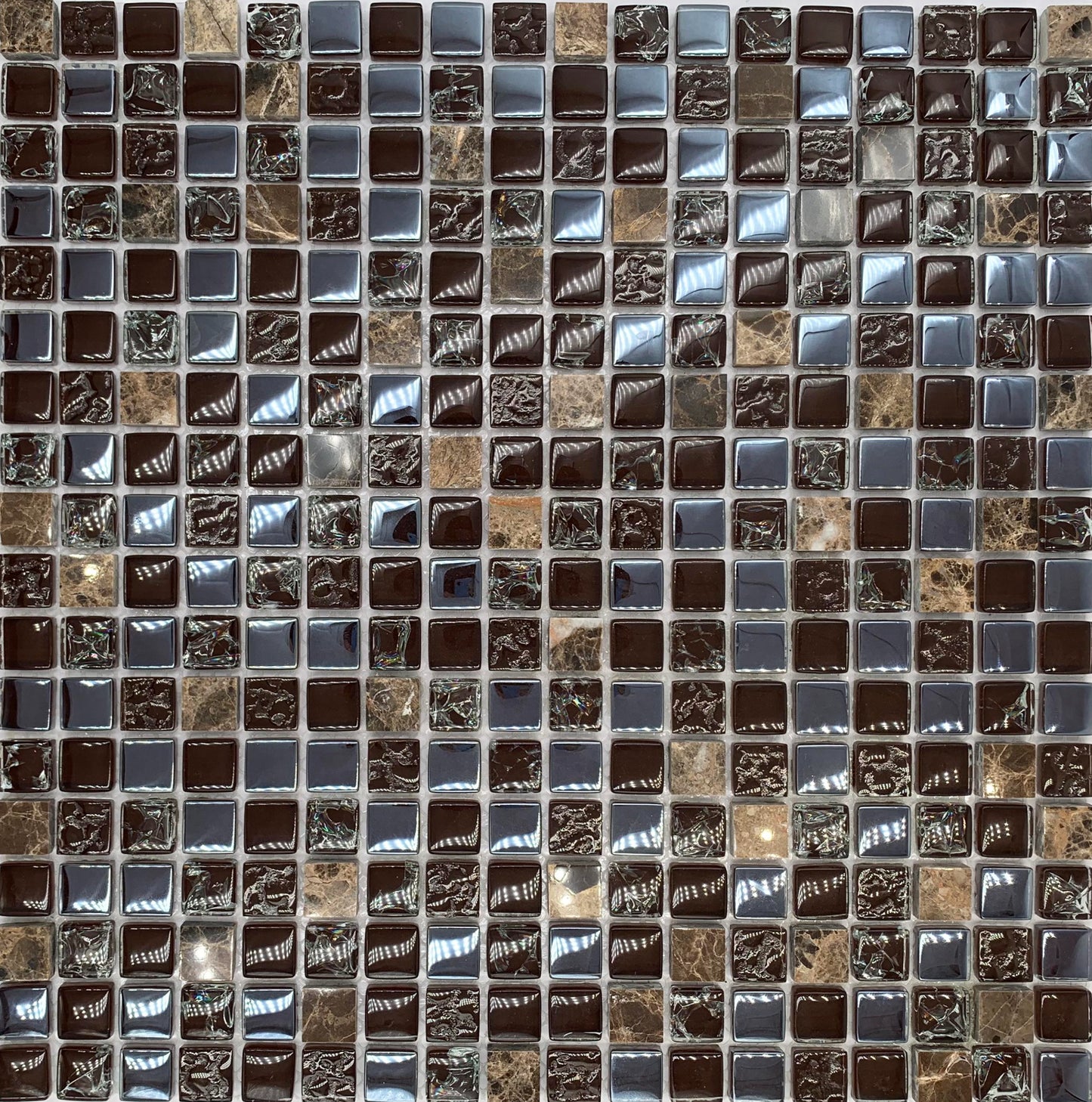 FF6021 - Champagne Bronze - Glass Mosaic Tile