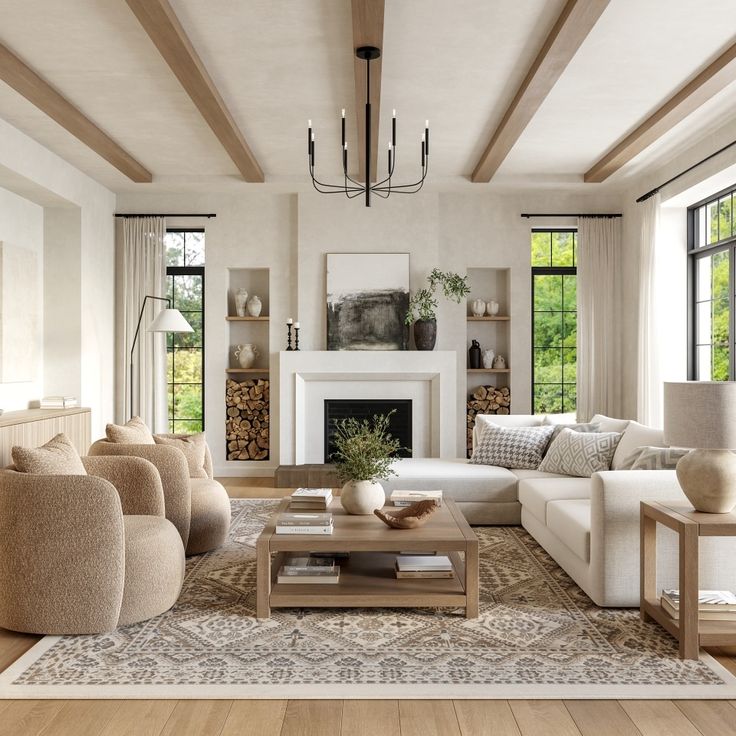 Faux Ceiling Beams - White Oak
