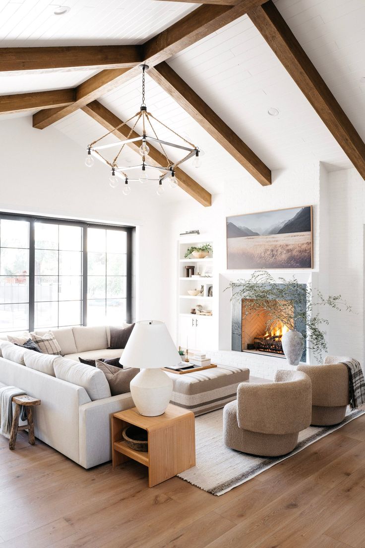 Faux Ceiling Beams - White Oak