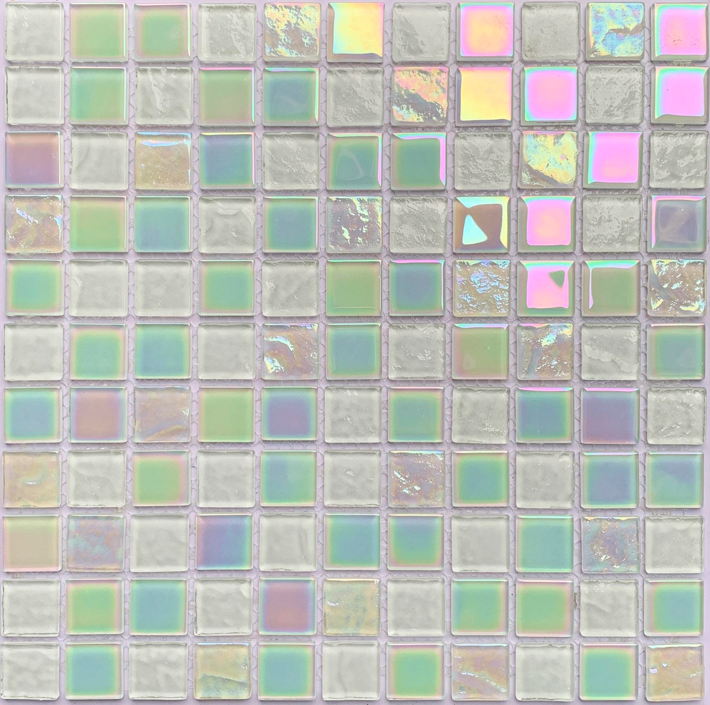 FF7026 - Crystal Clear Glass Mosaic Pool Tile