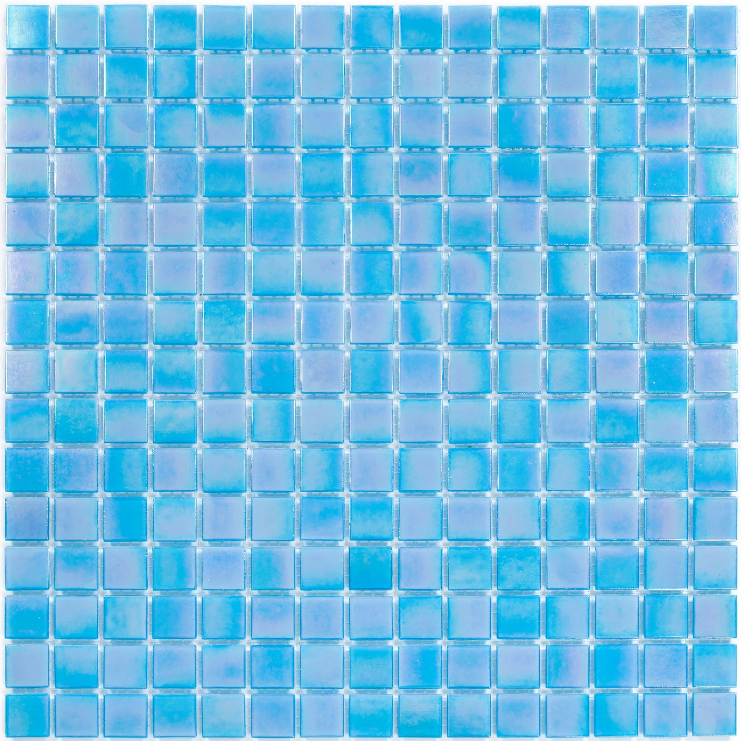 IA364 - Sky Blue Glass Mosaic Pool Tile