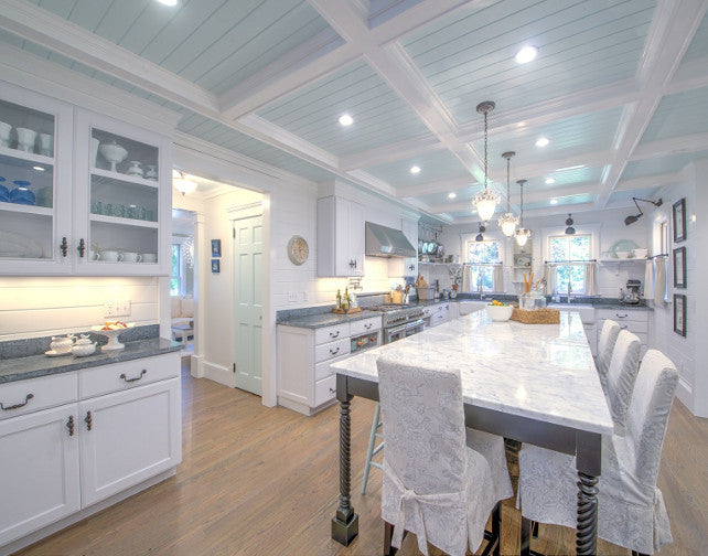 Diamond Pattern Wood Ceiling - Installation - Charlotte, NC