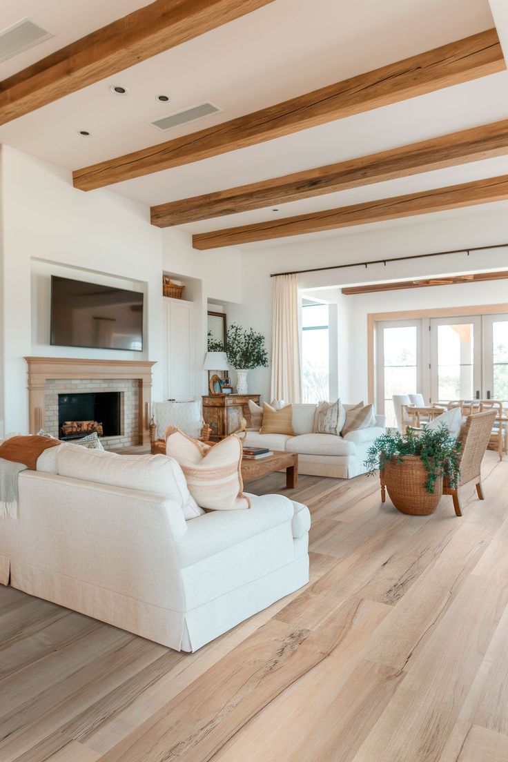 Faux Ceiling Beams - White Oak