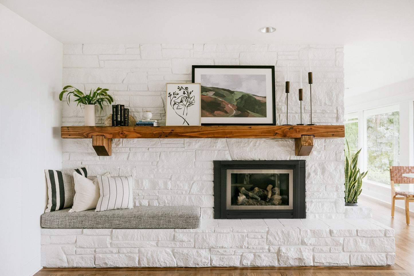 Fireplace Mantel - Solid Wood - 10x10