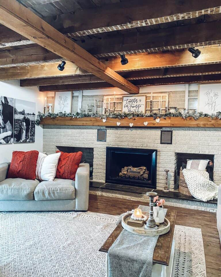 Fireplace Mantel - Solid Wood - 10x10