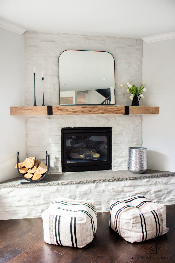 Fireplace Mantel - Solid Wood - 6x6