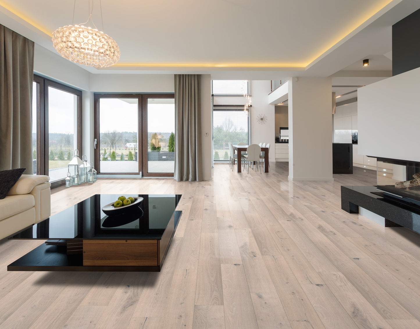 New World - European Oak - Engineered Flooring - 9.5 in.