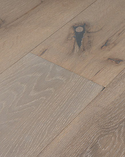 PEARL GREY - OLD WORLD OAK - Engineered Flooring - 7.44 in. wide plank