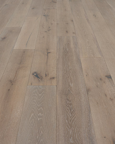 PEARL GREY - OLD WORLD OAK - Engineered Flooring - 7.44 in. wide plank