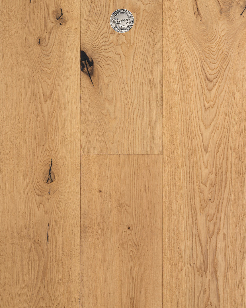 Regina - Rustic European Oak - Engineered Flooring - 9.45 in. wide plank