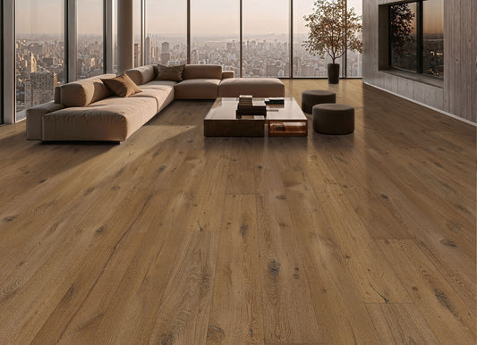 Marcellina - Rustic European Oak - Engineered Flooring - 9.45 in. wide plank