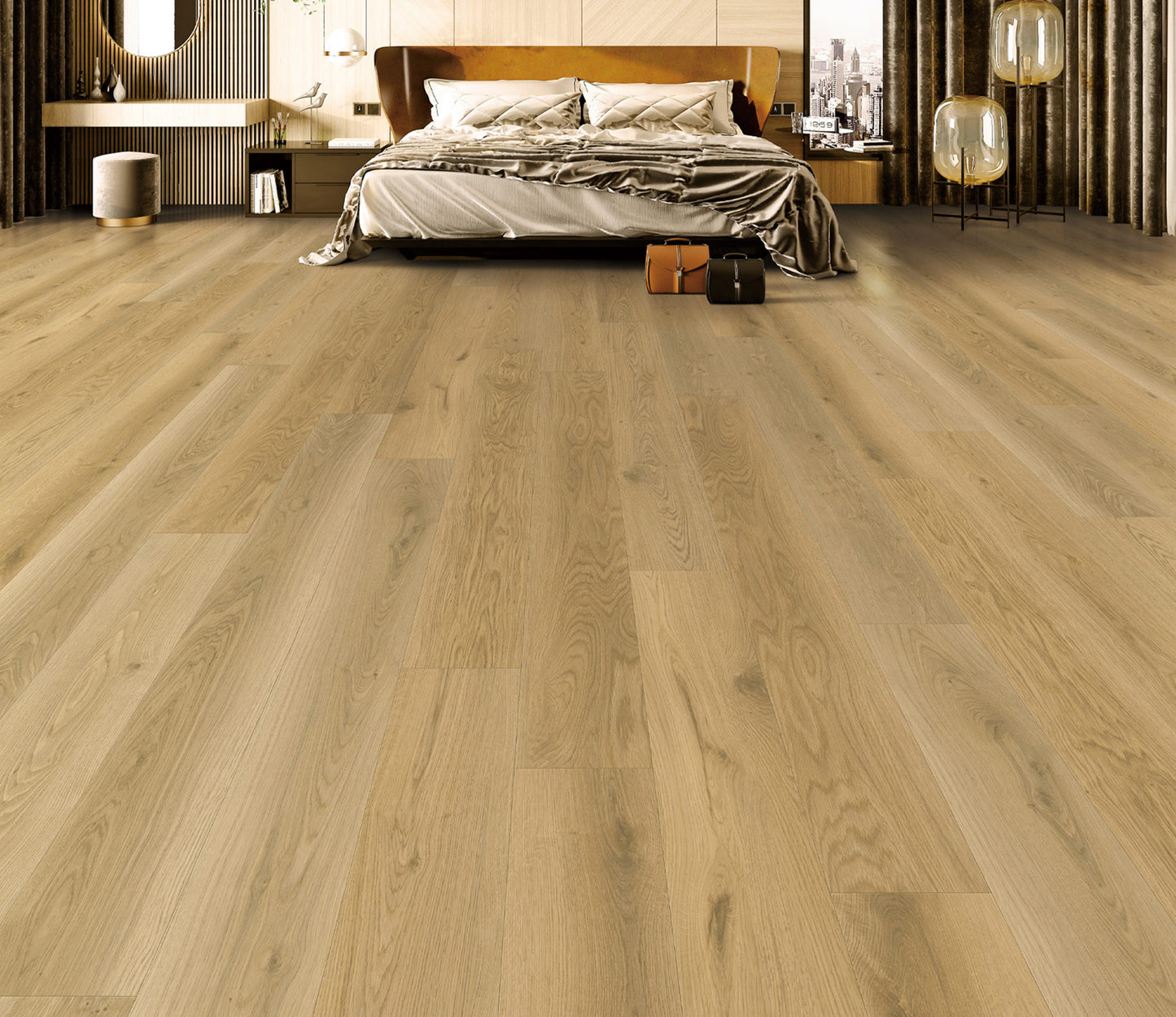 Bashful Beige - SPC Waterproof Flooring - 8.75 in.