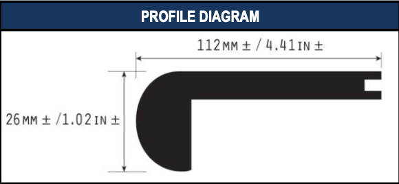 Provenza - Flush Bullnose Stair Nose - 95 in.