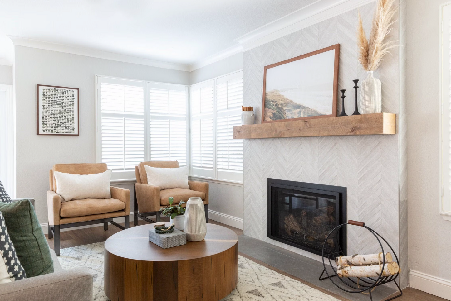 Fireplace Mantel - Solid Wood - 8x8