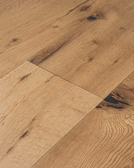 WARM SAND - OLD WORLD OAK - Engineered Flooring - 7.44 in. wide plank