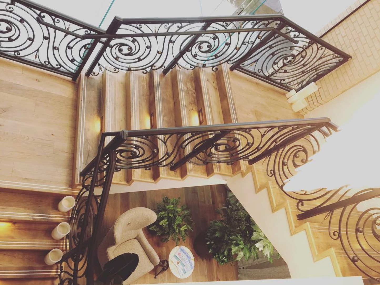 Modern Stair Tread - Solid White Oak