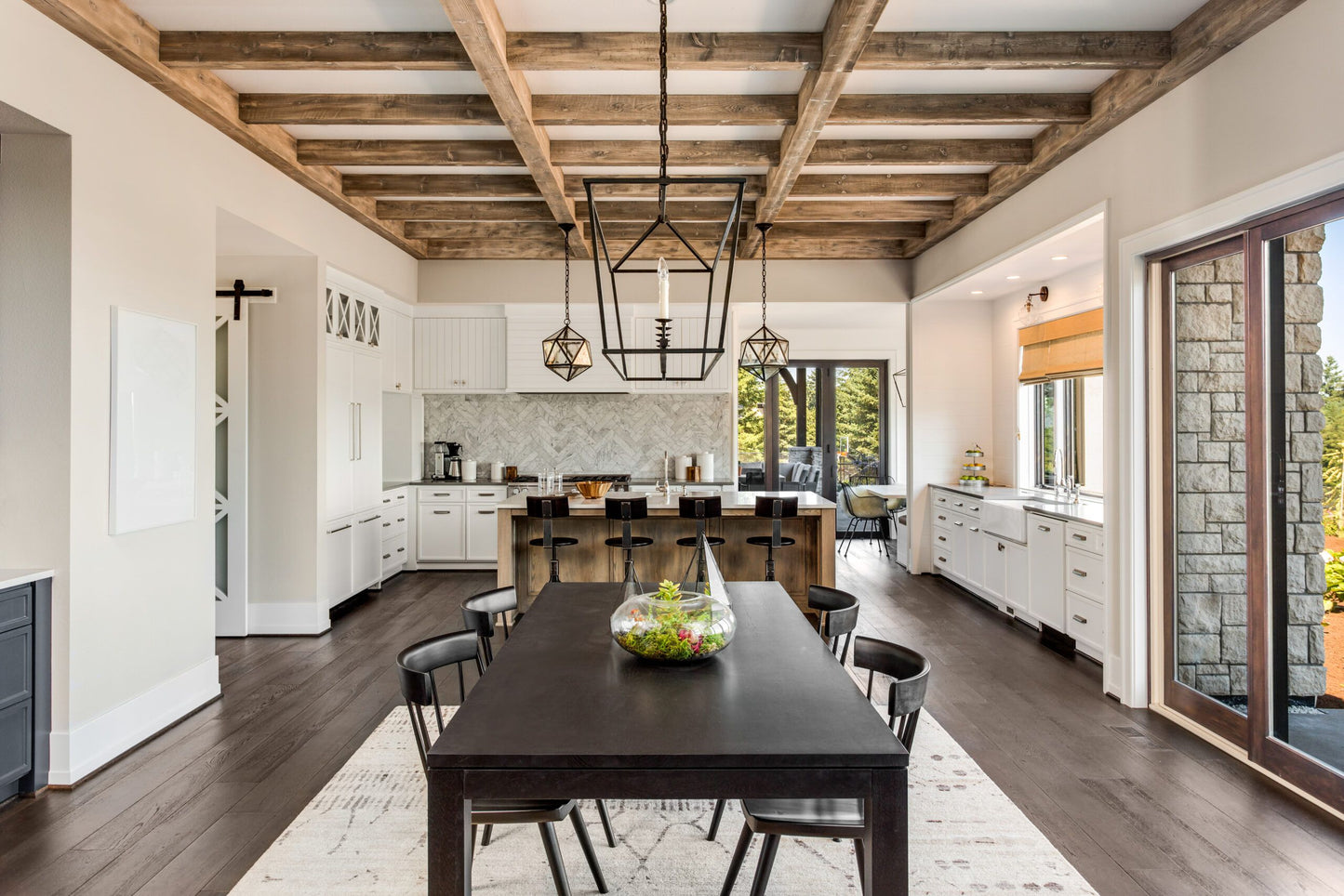Faux Ceiling Beams - White Oak