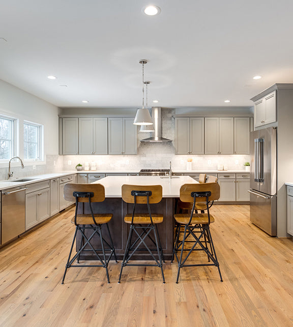 Solid 3/4 Red Oak Flooring - 8-12 ft Length x 6 inch width - Unfinished - Character