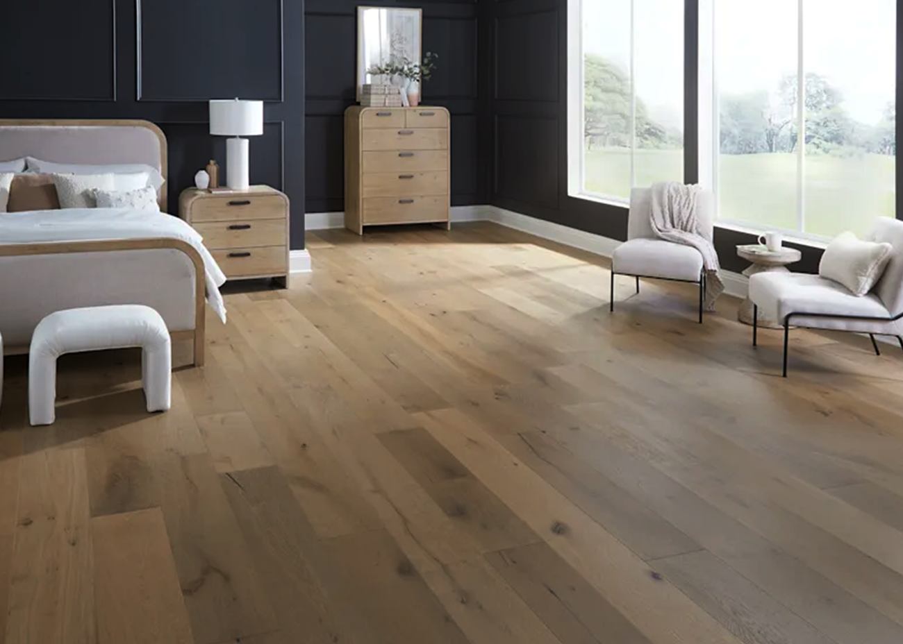 Select Grade White Oak - Engineered Flooring - 9.5 inch wide plank