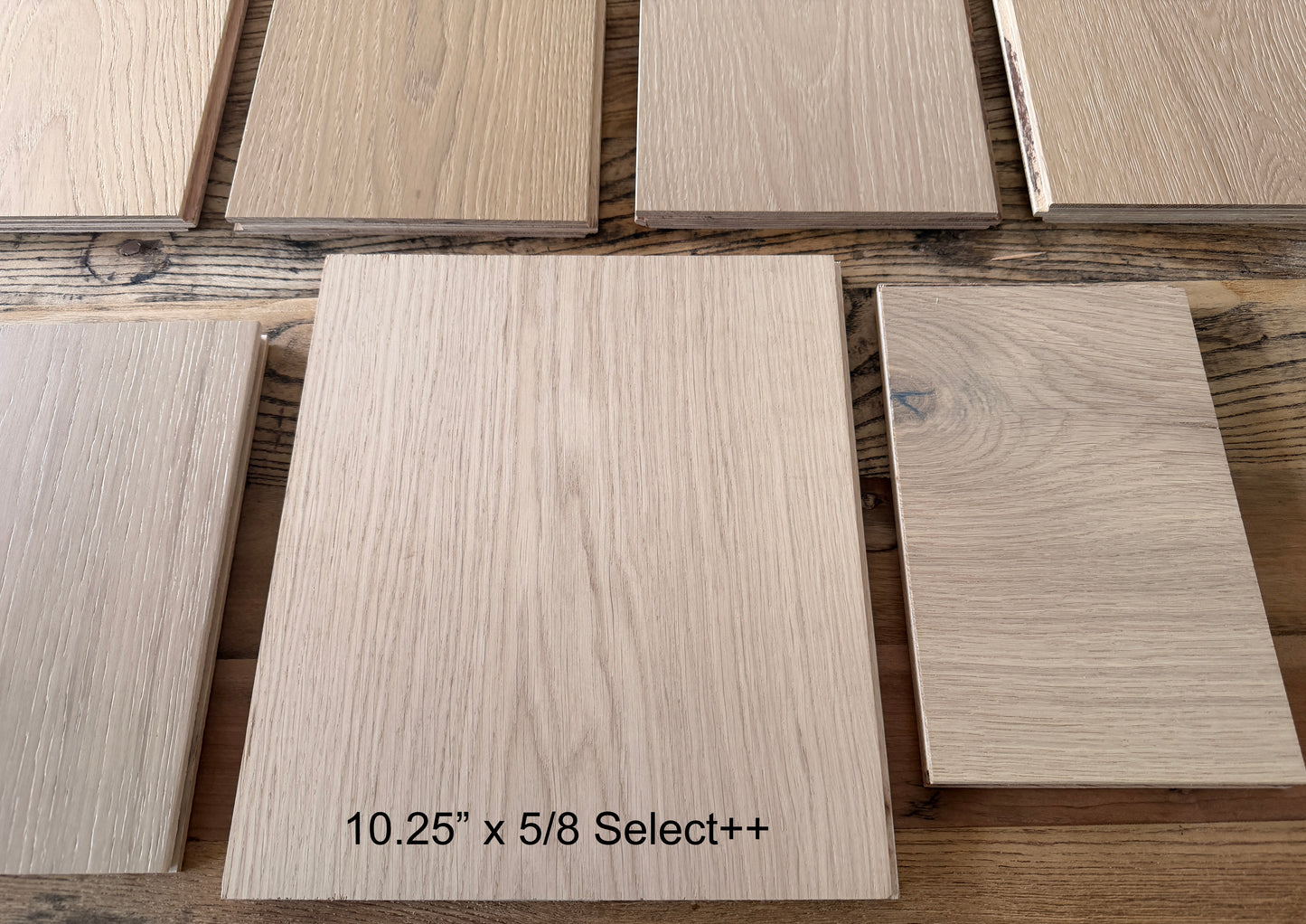 Select Grade ++ French Oak - Unfinished Engineered Flooring - 10.25 x 5/8