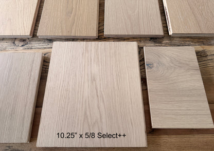 Select Grade ++ French Oak - Unfinished Engineered Flooring - 10.25 x 5/8